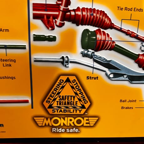 Vintage MONROE　SHOCKS ＆ STRUTS Sign 20-71