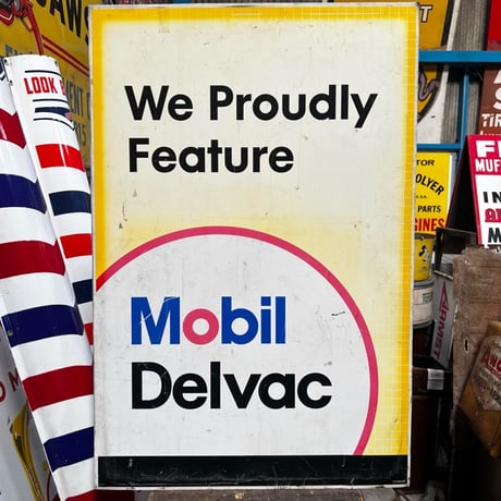 Vintage Mobil 両面 SIGN 19-306
