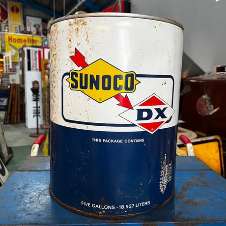 ヴィンテージ　SUNOCO　5ガロン　OIL缶　15-26
