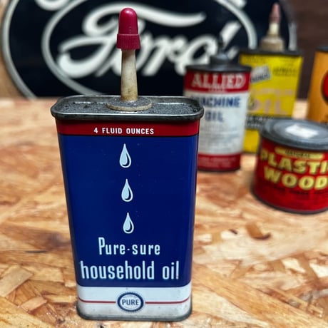Vintage PURE OIL CAN 16-c-45