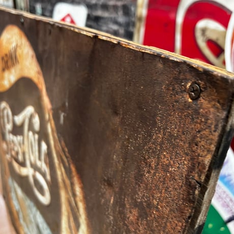 Vintage PEPSI COLA SIGN 17-134