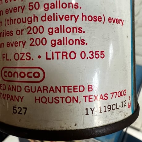 Vintage CONOCO Oil 缶 16-c-33