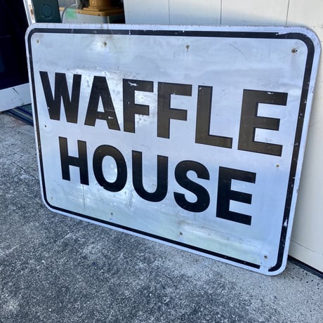 WAFFLE HOUSE × SONIC　ヴィンテージ　両面大型看板　14-388-7