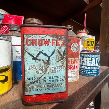 Vintage CROW-FEA Oil 缶 16-c-26
