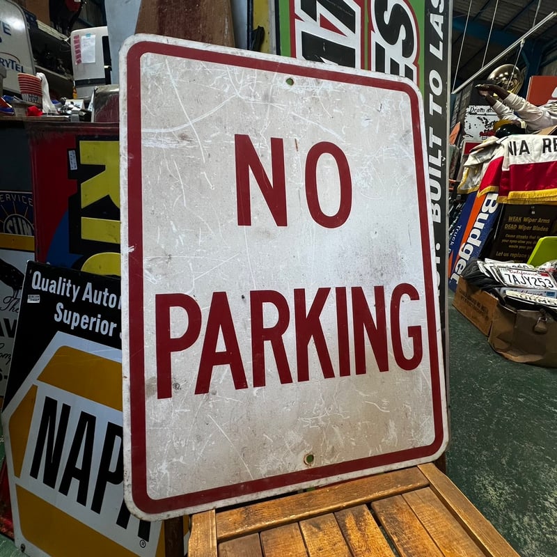 ヴィンテージ 看板 アメリカ NO PARKING ヴィンテージ 看板 アメリカ NO PARKING Vintage No Parking