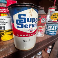 Vintage LUBRICANTS OIL 缶　16-c-25