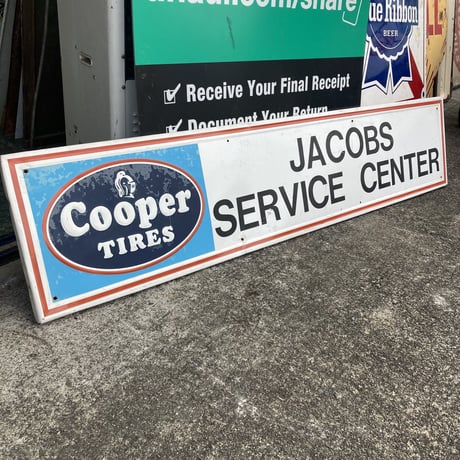 COOPER TIRES　ヴィンテージ　大型　看板　16-121