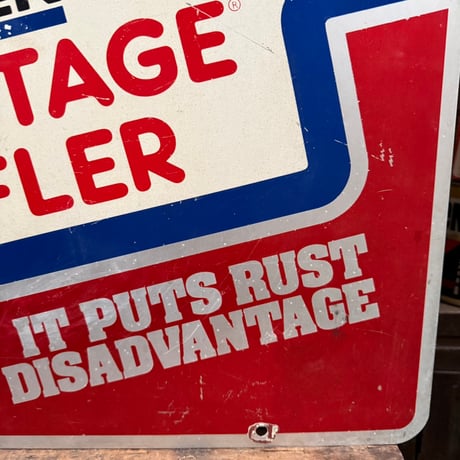 Vintage WALKER ADVANTAGE MUFFLER 両面サイン 21-86