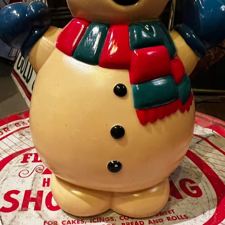 ヴィンテージ　プラスチック製　SNOWMAN CHRISTMAS　16‐326‐7