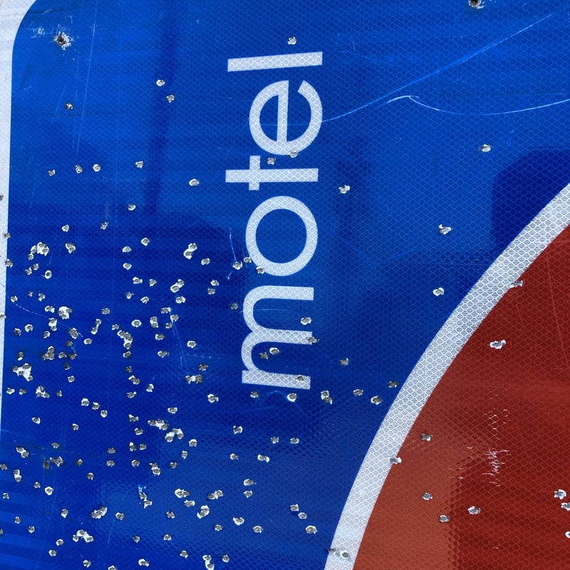 motel6 × P.TERRY′S ヴィンテージ 両面看板 14-388-4 | BigBe