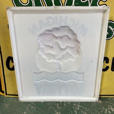 MICHIGAN LOTTERY　ヴィンテージ　プラスチック看板　16-241-2