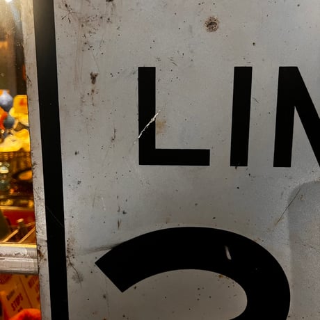 Vintage SPEEDLIMIT20 ROADSIGN 道路標識 20-155-18