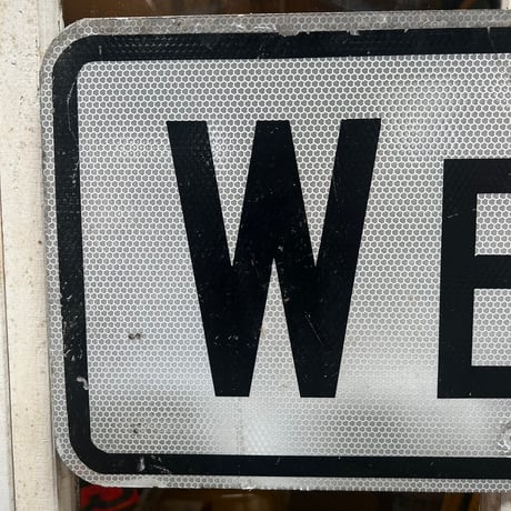 Vintage roadsign　WEST　18-81-31