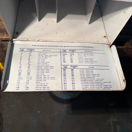 Vintage GE オートランプ キャビネット 21-157