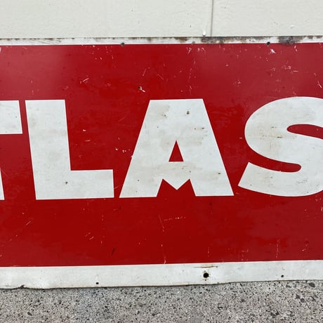 ATLAS TIRES　ヴィンテージ　両面看板　13-147