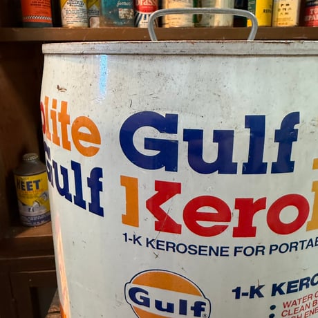 Vintage Gulf Zerolite 5ガロン缶 21-285-8