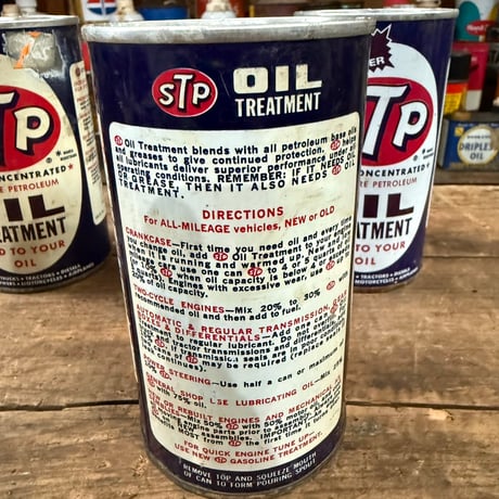 Vintage STP OIL CAN (中身入り) 3缶SET 17-77-17.20.22