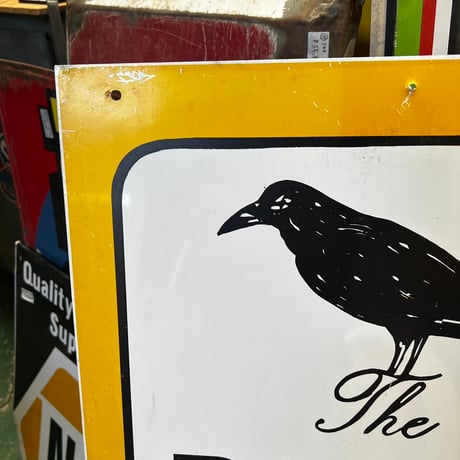 Vintage RAVEN Company 両面 SIGN 17-362-10