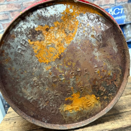 Vintage SHELL オイル缶 20-17
