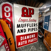 Vintage AP MUFFLERS 特大看板 20-196