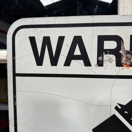 Vintage WARNING NEIGHBORHOOD WATCH サイン 標識 20-155-43