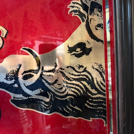 Vintage WEINHARD’S BOAR’S HEAD RED パブミラー 21-104