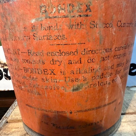 Vintage BOND EX Cement Paint ペール缶 21-284-1