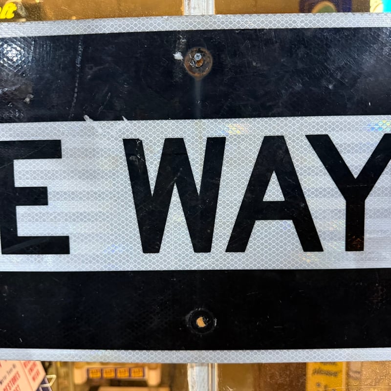 USA ジャンクONE WAY看板 USA ジャンクONE WAY看板 2025年最新】Yahoo!オークション -one