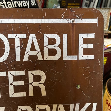 Vintage NON-POTABLEWATER Sign 17-246
