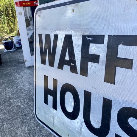 WAFFLE HOUSE × SONIC　ヴィンテージ　両面大型看板　14-388-7