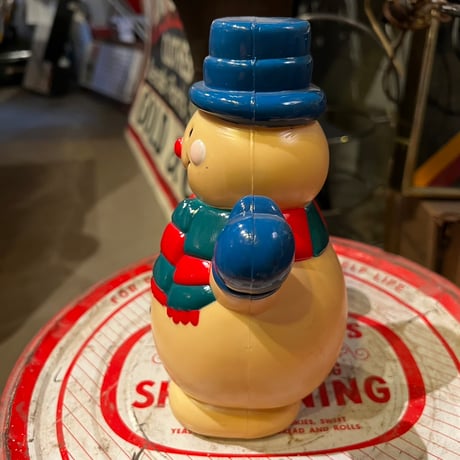 ヴィンテージ　プラスチック製　SNOWMAN CHRISTMAS　16‐326‐7
