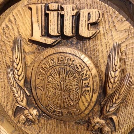 Lite beer ヴィンテージ 壁掛け サイン 樽