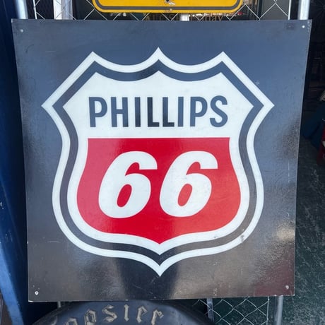 Vintage PHILLIPS66 プラスチック 看板 19-302
