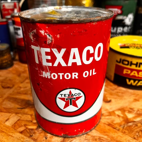 Vintage Texaco Motor Oil Can 16-c-71