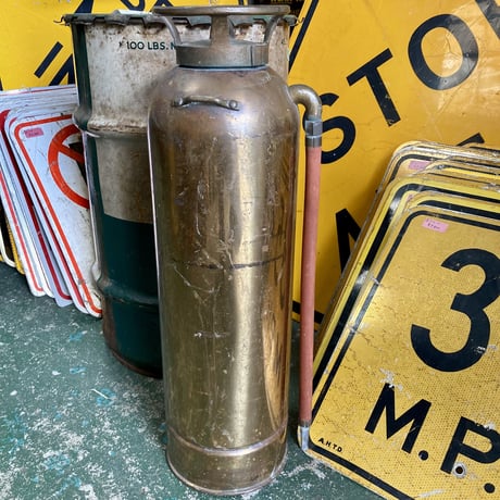 ヴィンテージ　ACE社製　真鍮　消火器　14-230
