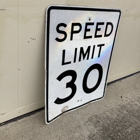 ヴィンテージ　ロードサイン　道路標識　15-295-30