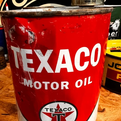 Vintage Texaco Motor Oil Can 16-c-71