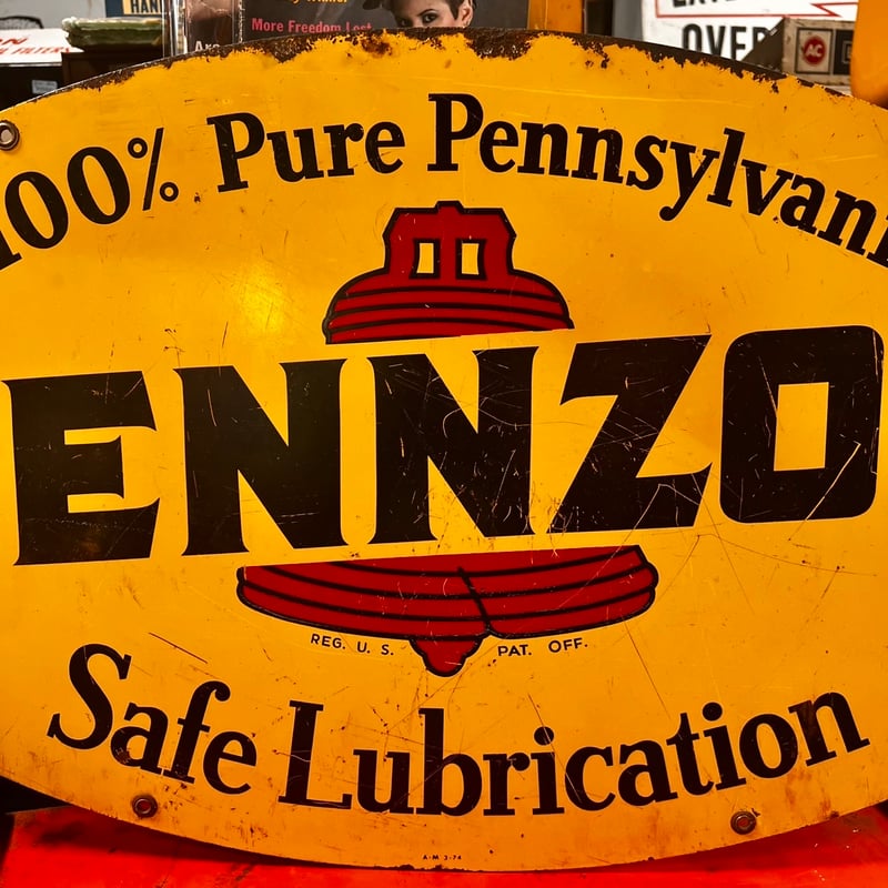 Vintage PENNZOIL 両面 Sign 20-294 | BigBear Onlin