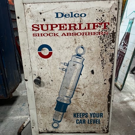 Vintage Delco タイヤ付キャビネット Cabinet 11-157