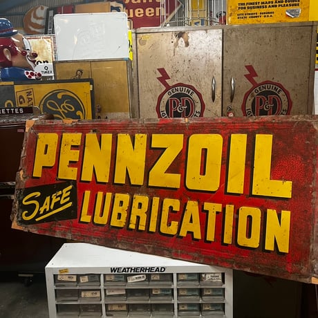 Vintage PENNZOIL SIGN 1946 18-129