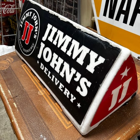 Vintage Jimmy John's Delivery Sign s-16-4-2