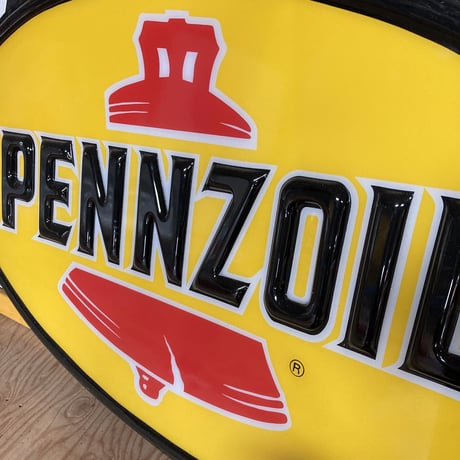 PENNZOIL　ヴィンテージ　プラスチック看板　15-280-2