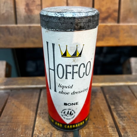 HOFFCO Shoe Dressing Can 1950's 16-C-1