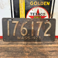 【希少!!】Vintage License Plate マサチューセッツ州 20-28-4