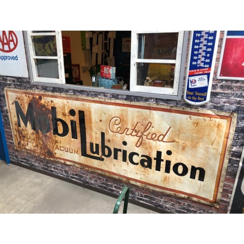 Mobil モービルガス レトロ看板 アメリカン レトロ 看板 MOBIL おしゃれ モービル ペガサス