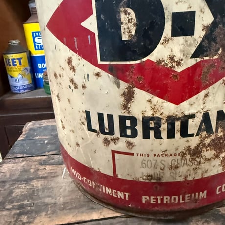 Vintage D-X LUBRICANTS オイル缶 21-203