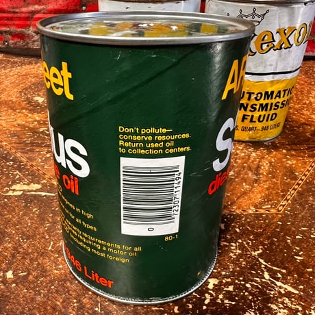 TEXACO ReXOL ARCO ヴンテージ　オイル缶　【3缶SET】　16-ｃ-80