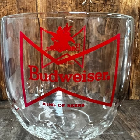Vintage Budweiser Beer グラス 19-122-15