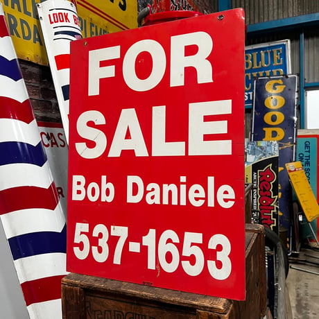 Vintage FOR SALE 両面 SIGN 19-108-29