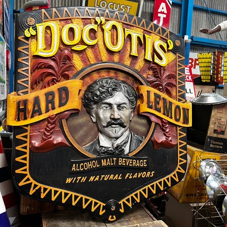 Vintage DOC OTIS HARD LEMON SIGN 18-69